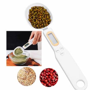 Colher Balança Digital Lcd Dosador Tempero Alimento Cozinha Nutricionista Alimentaçao Comida Portatil