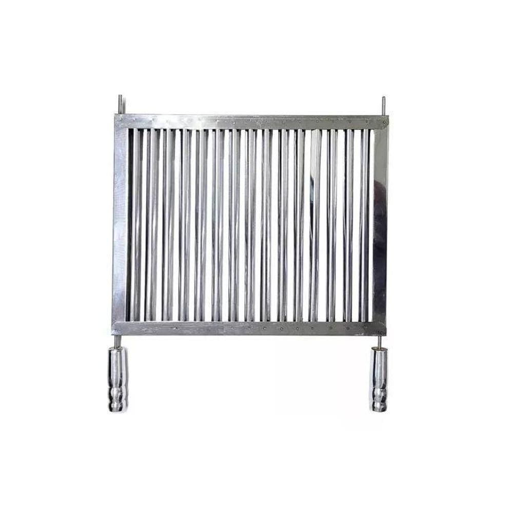 Grelha Uruguaia Inox Parrilla Churrasco 45X50