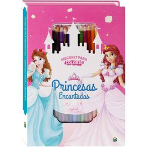 Megakit Para Colorir - Princesas Encantadas