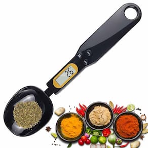 Colher Medidora Balança Digital Lcd Dosadora Tempero Graos Cozinha Nutricionista Pesagem Portatil