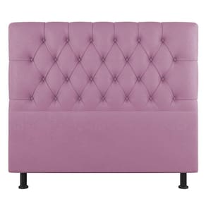 Cabeceira Cama Box Casal Queen Size Nice 160cm Suede Rosa - Abmaza