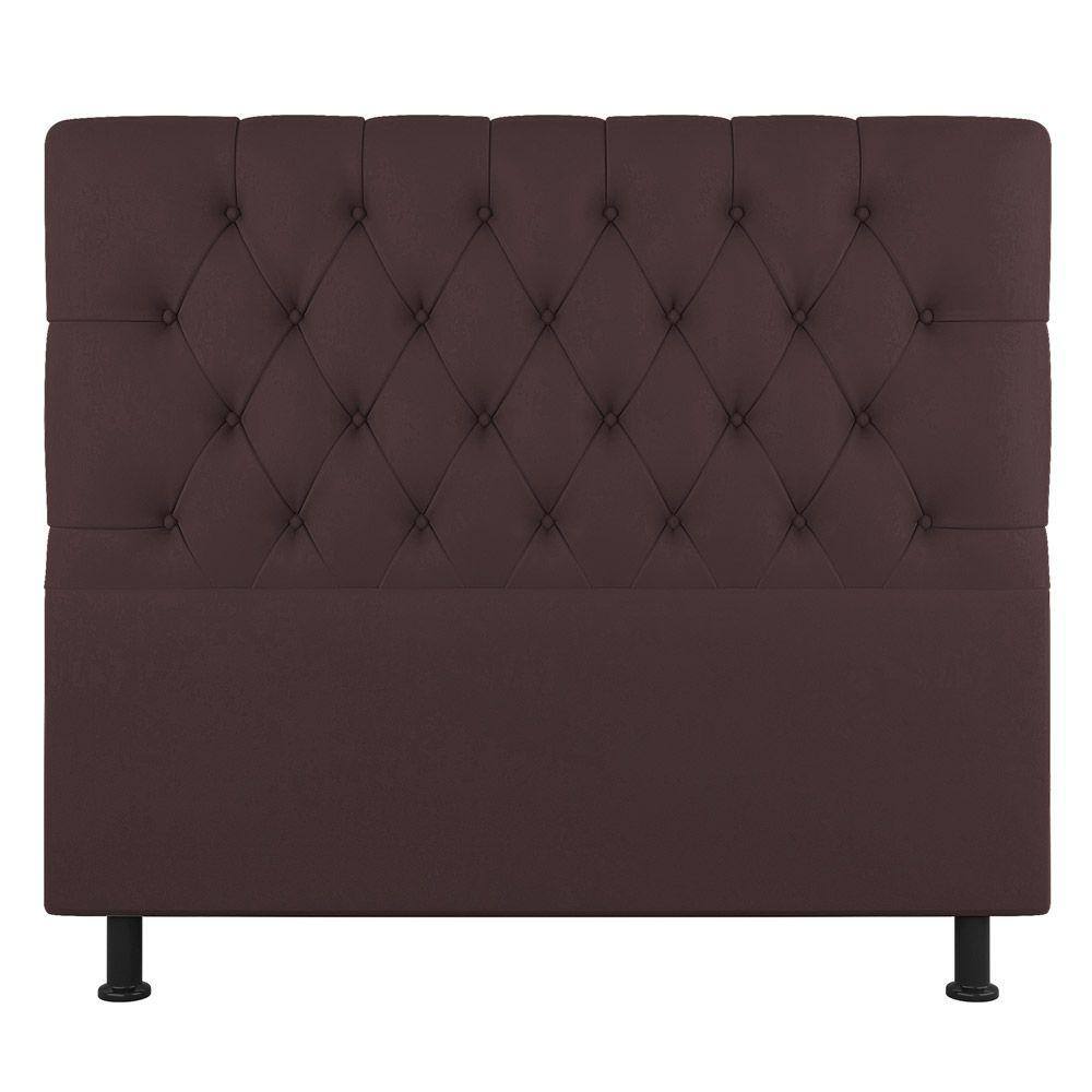 Cabeceira Cama Box Casal King Size Nice 195cm Linho Marrom - Abmaza