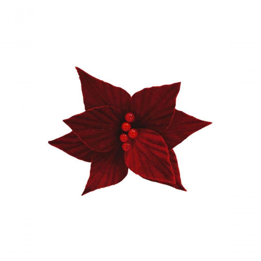 Poinsetia Vermelha 20Cm - Fl1535