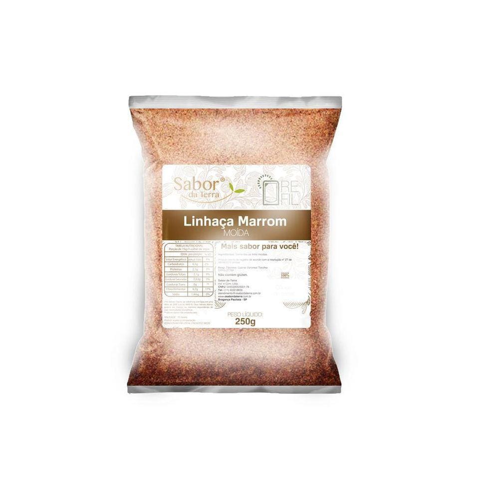 Farinha De Linhaça Marrom Sabor Da Terra 250G