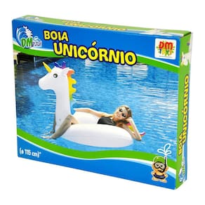 Boia Inflável Infantil Jumbo Unicórnio Grande - Dm Toys