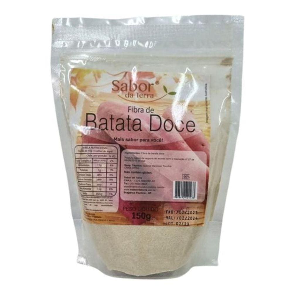 Fibra De Batata Doce Sabor Da Terra 150G