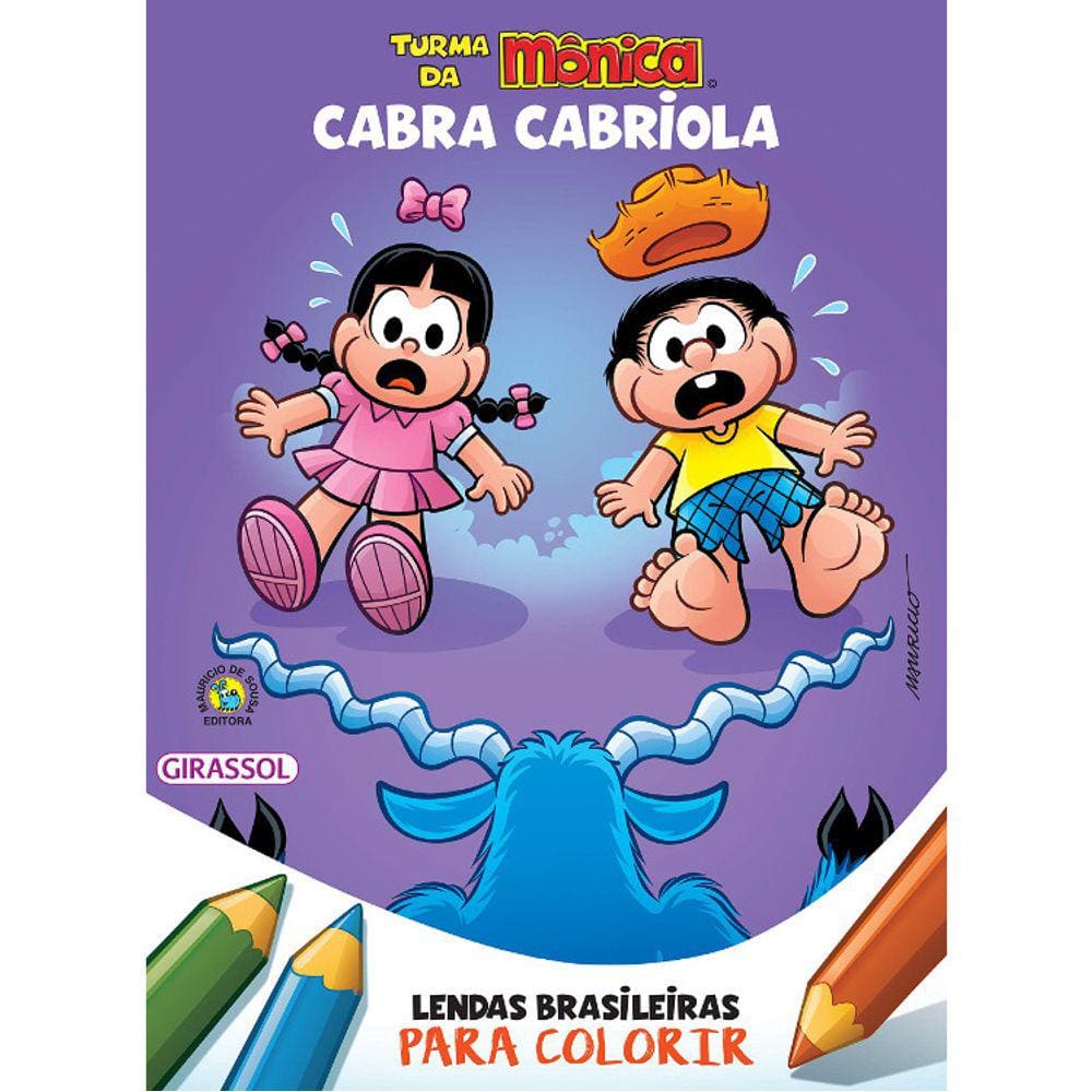 Turma Da Monica - Lendas Brasileiras Para Colorir: Cabra Cabriola