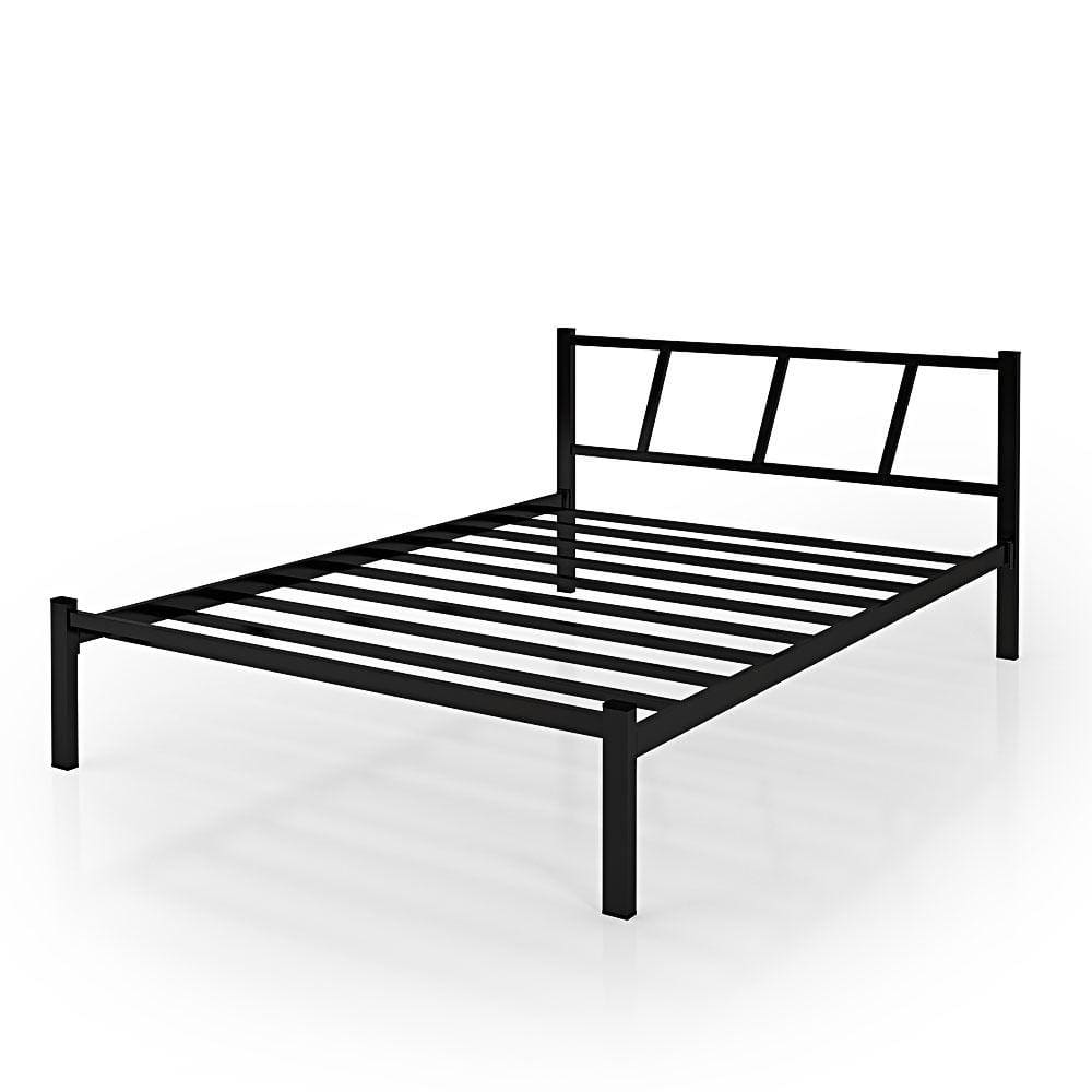 Cama De Casal Ferro Helena Para Dormitório Preto