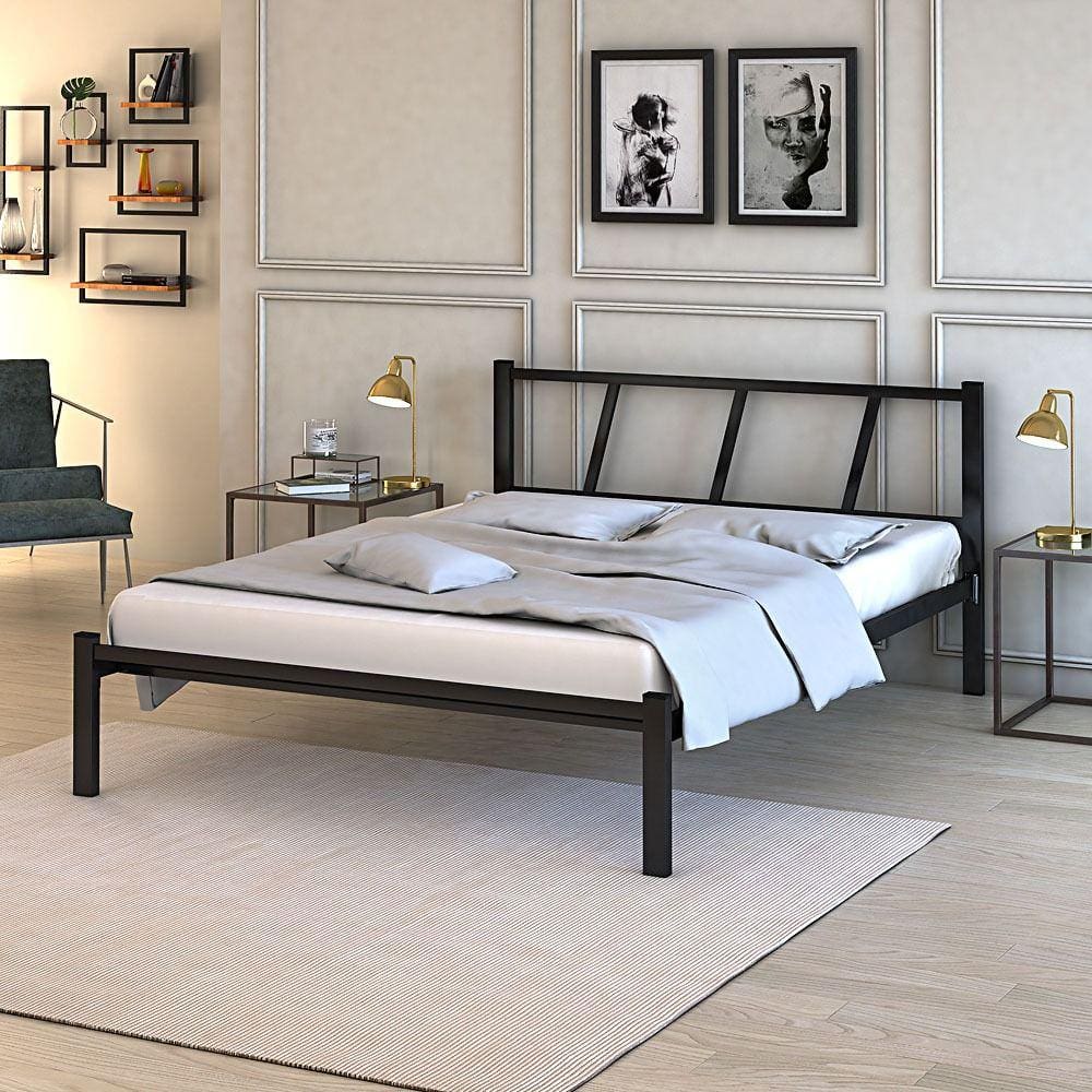 Cama Casal De Ferro Helena Preto Duarte Moveis