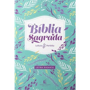 Bíblia Leitura Perfeita - Letra Gigante - Capa Feminina