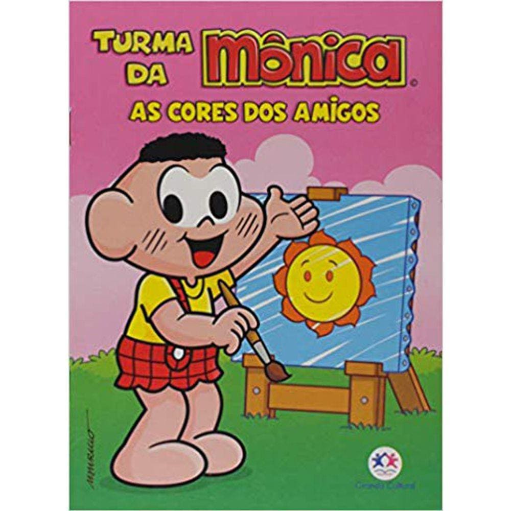 Embalagem Economica - Turma Da Monica - As Cores Dos Amigos