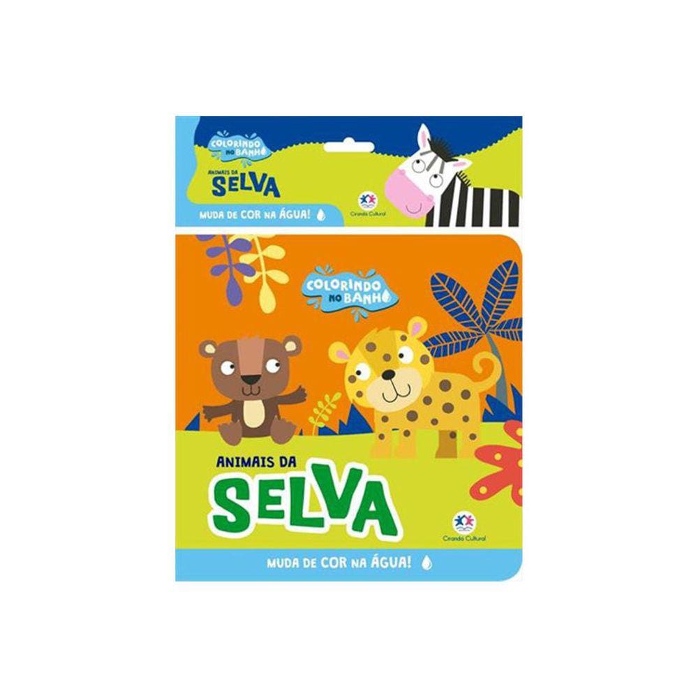 Livro De Banho - Animais Da Selva