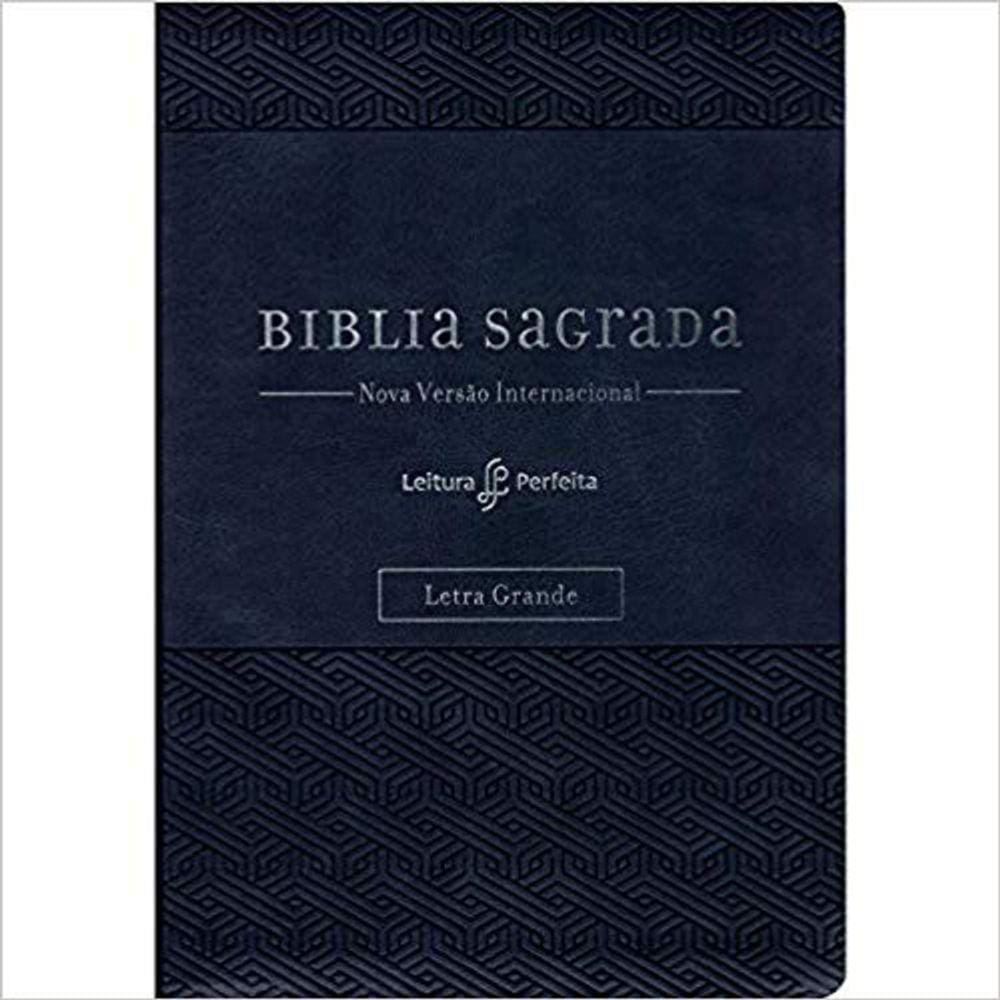 Bíblia Sagrada - Letra Grande - Capa Azul