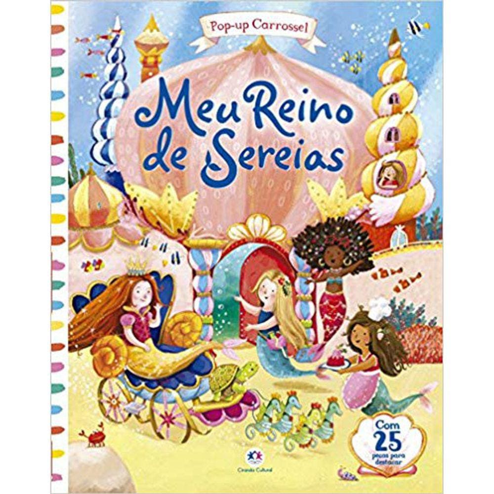 Livro Pop-Up - Meu Reino De Sereias