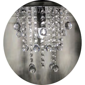 Lustre De Acrílico Alto Brilho Para Sala Já Vai Montado