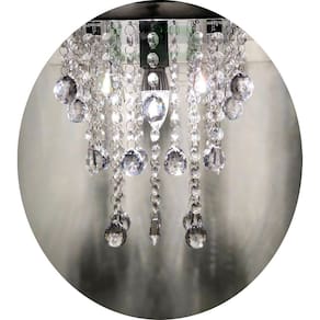 Lustre De Acrílico Com Bolas E Pirulitos Em Alto Brilho