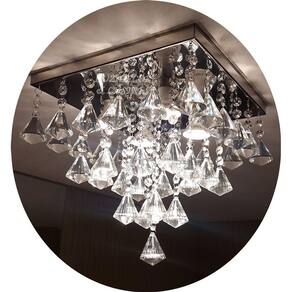Lustre Moderno Para Quarto Com Lâmpadas Inclusas