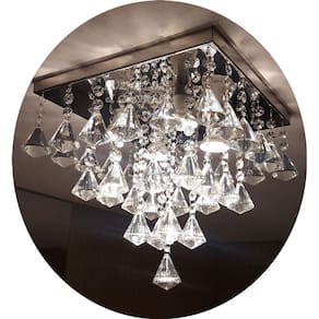 Lustre Moderno Para Quarto Com Lâmpadas Inclusas