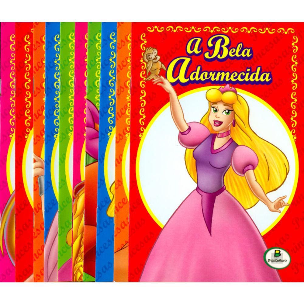 Embalagem Econômica - O Mundo Encantado Das Princesas - Com 8 Livros