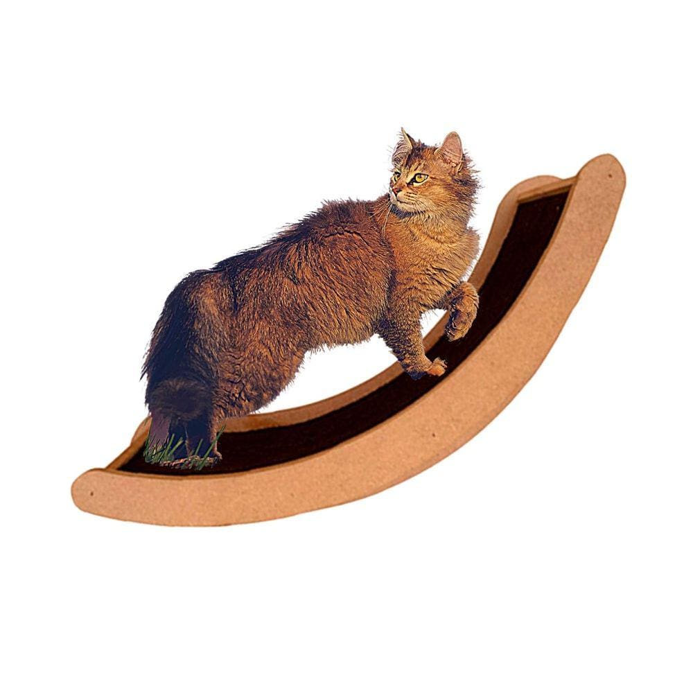 Rampa Para Gato Com Carpete Arranhador