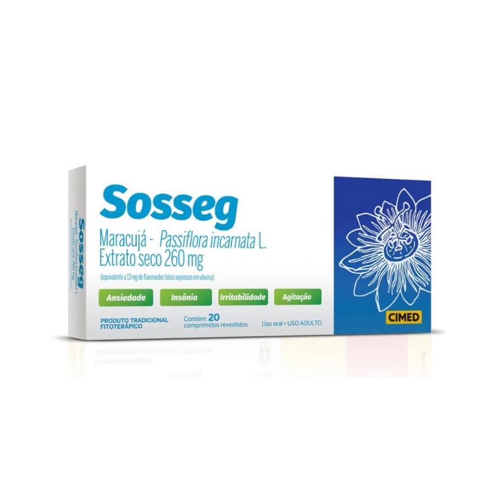 Sosseg 260mg com 20 Comprimidos