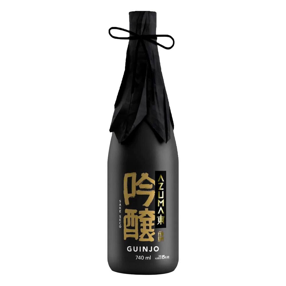 Saquê Azuma Dourado Sake Seco 740ml 12 Unidades