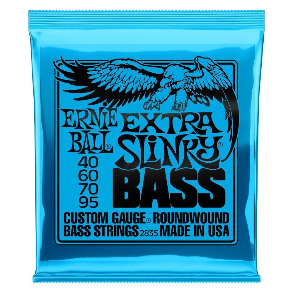 Encordoamento Baixo Ernie Ball 0.40 Extra Slinky P02835 4 Cordas - 12890