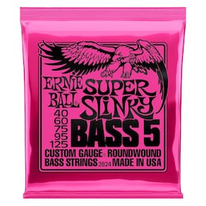 Encordoamento Baixo Ernie Ball 0.40 Super Slinky P02824 5 Cordas - 12886