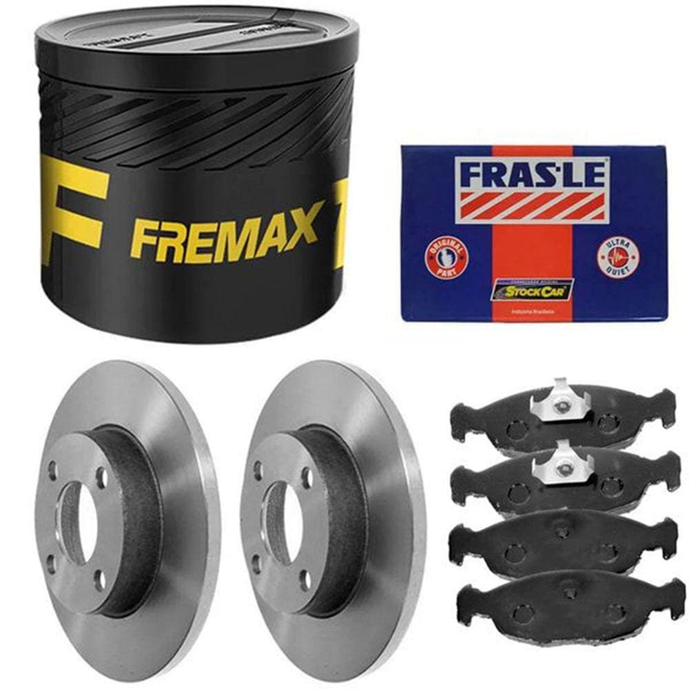 Kit Pastilha Disco Diant Ventilado Prisma 1.0 1.4 16 a 19