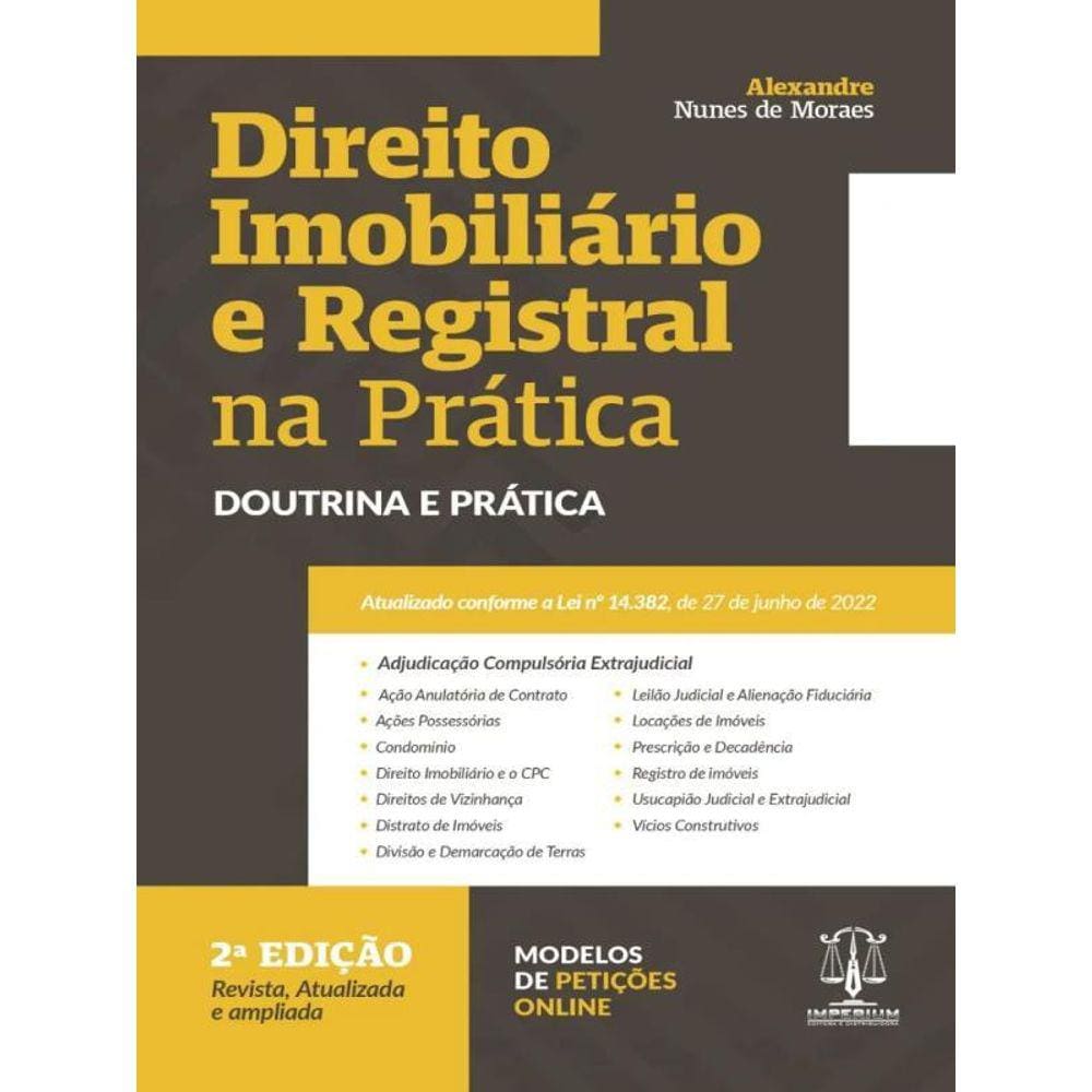 Direito Imobiliário E Registral Na Prática