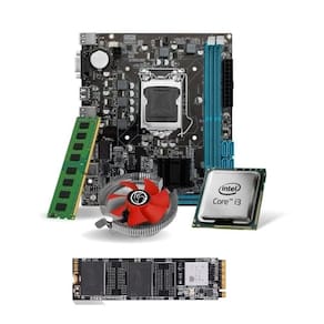 Kit Pl Mãe H110 + Proc. I3 7100 + Mem. 8gb Ddr4 + Cooler + M.2 256gb