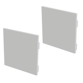 Kit Acessórios Taschibra Para Perfil Sobrepor 5X5cm Zenith 50 Branco