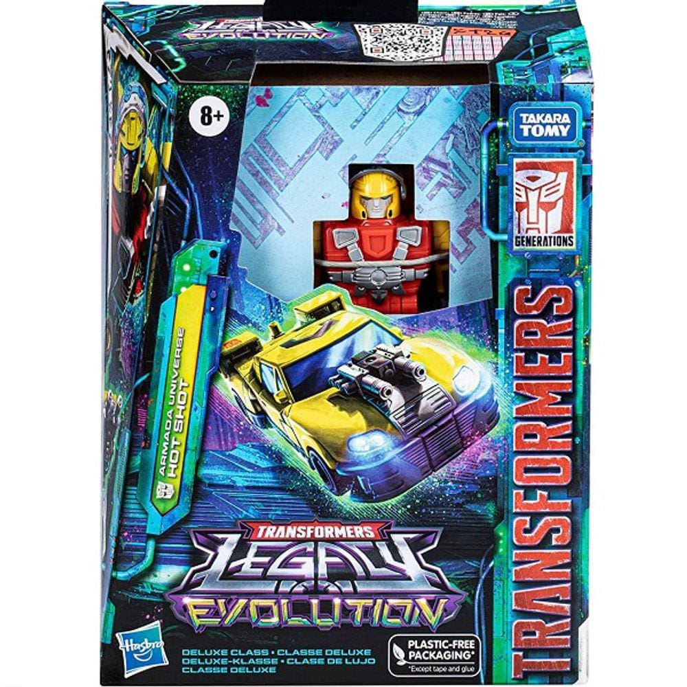 Boneco Transformers Legacy Evolution Deluxe HOT SHOT Hasbro F7190