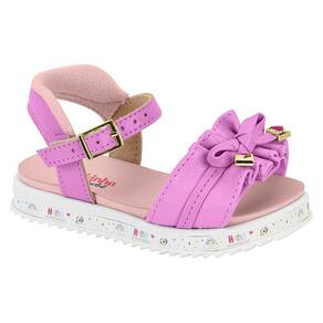 Sandália Infantil Molekinha Lacinho Flatform - Lilás