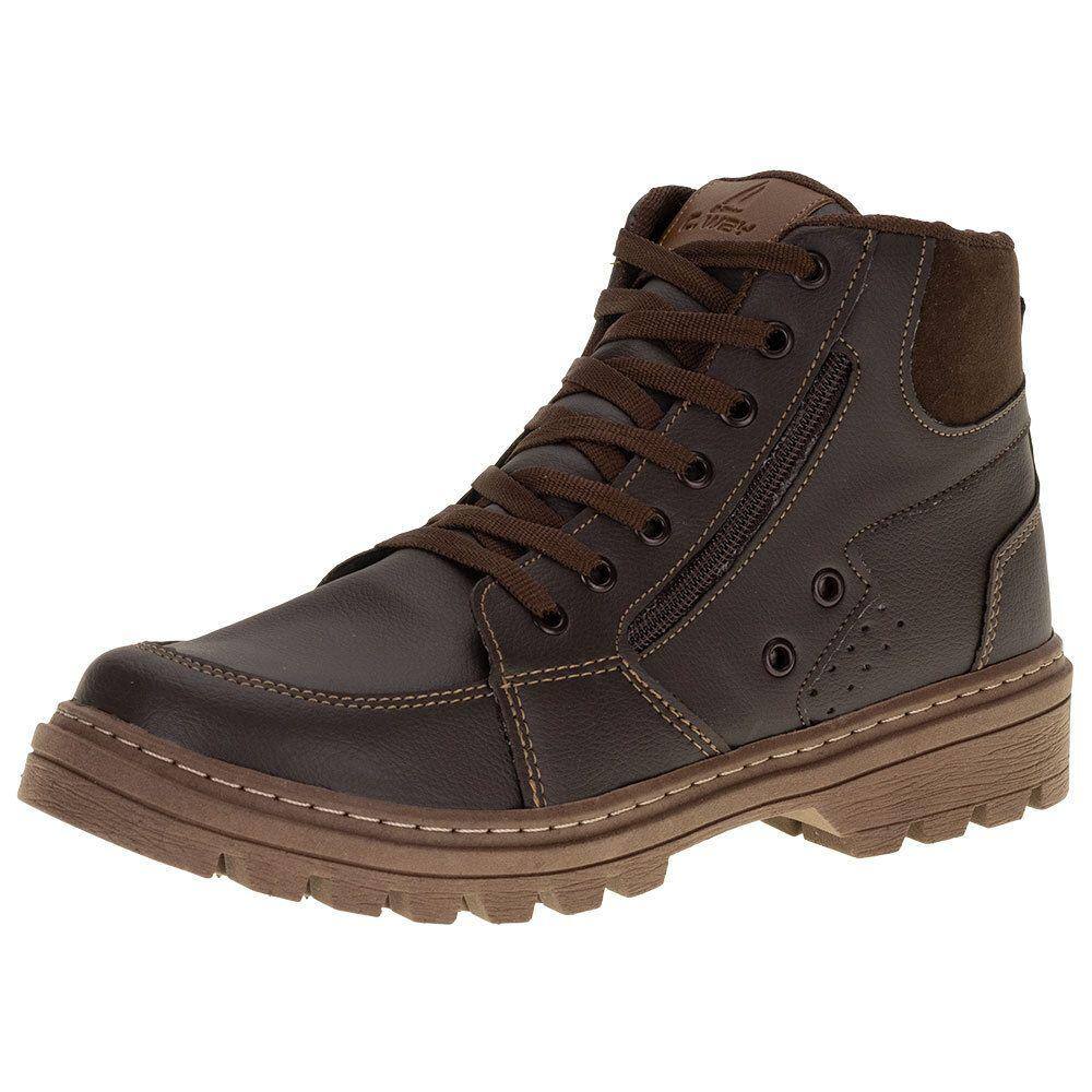 Bota Masculina Coturno Confort Way - C225