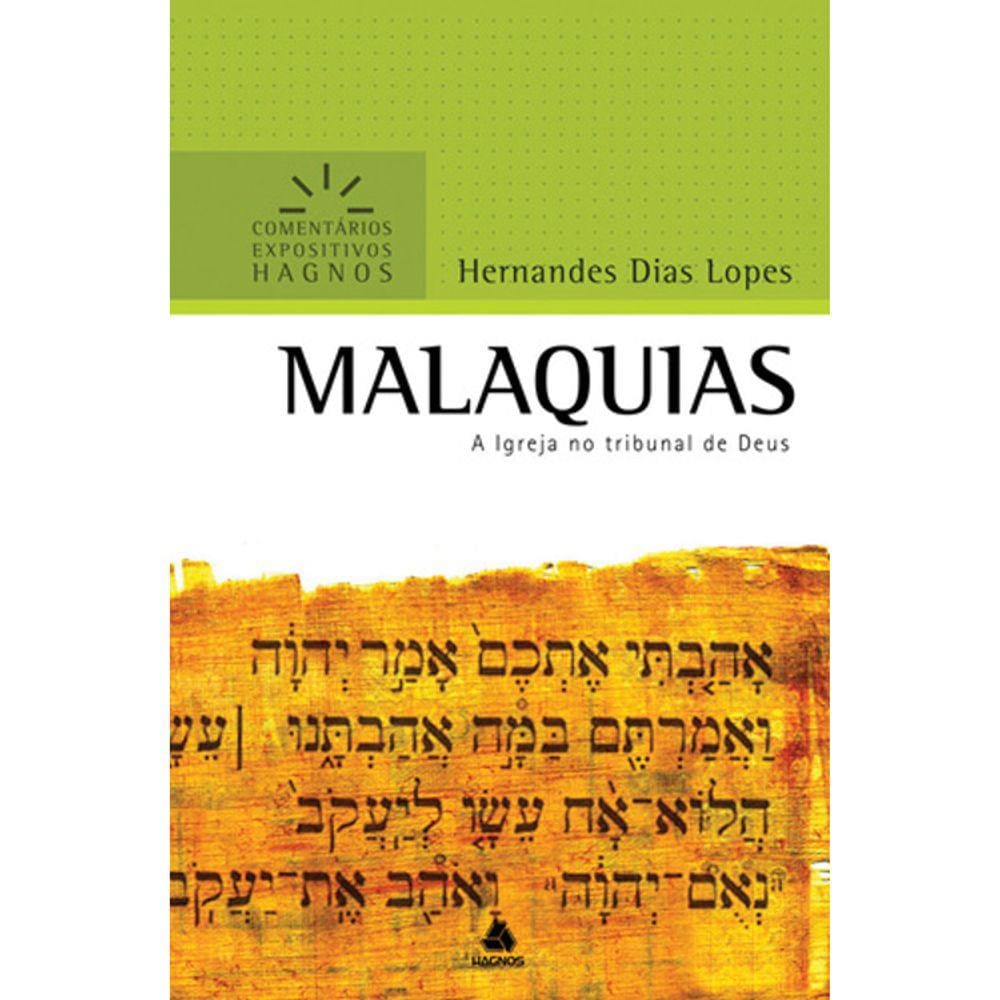 Malaquias - A Igreja No Tribunal De Deus