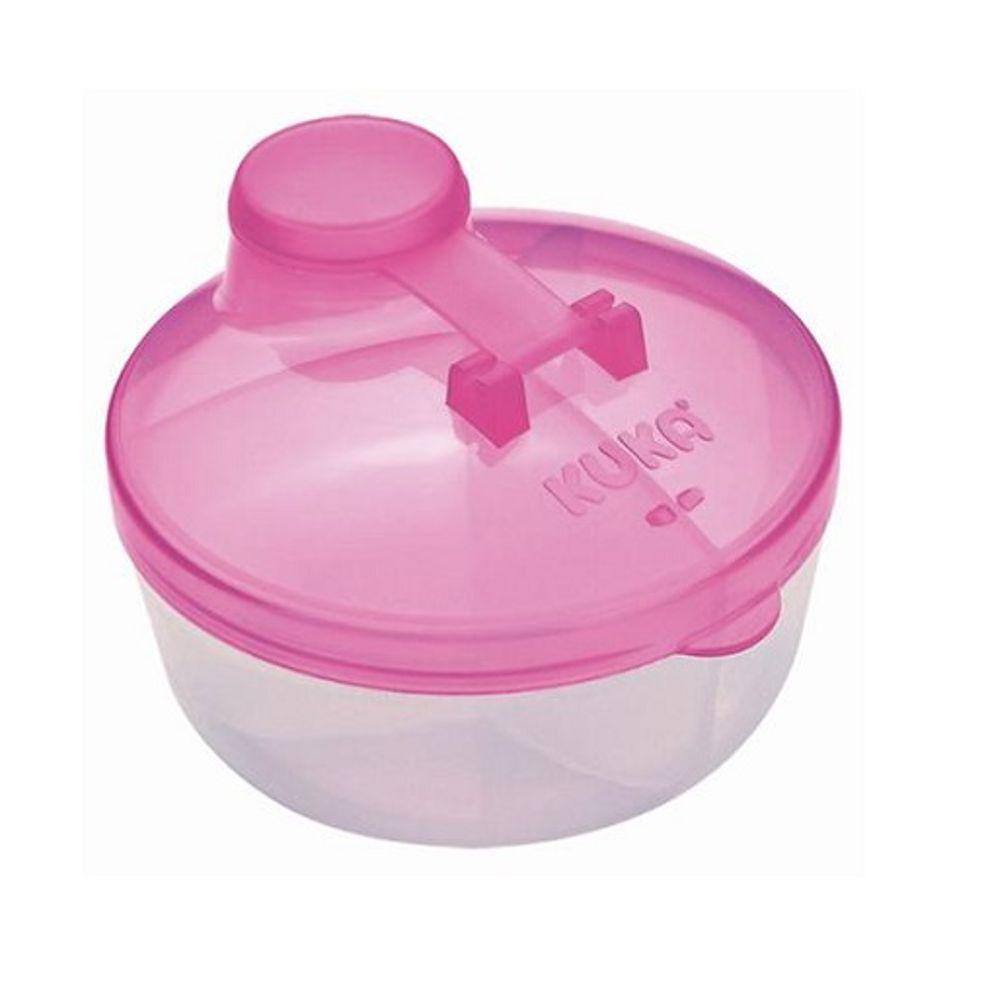 Porta Leite em Pó Kuka 3 divisórias - Rosa