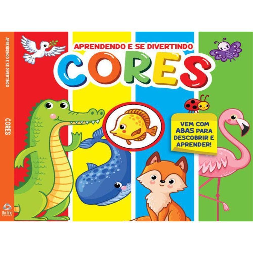 Livro Aprendendo E Se Divertindo - Cores