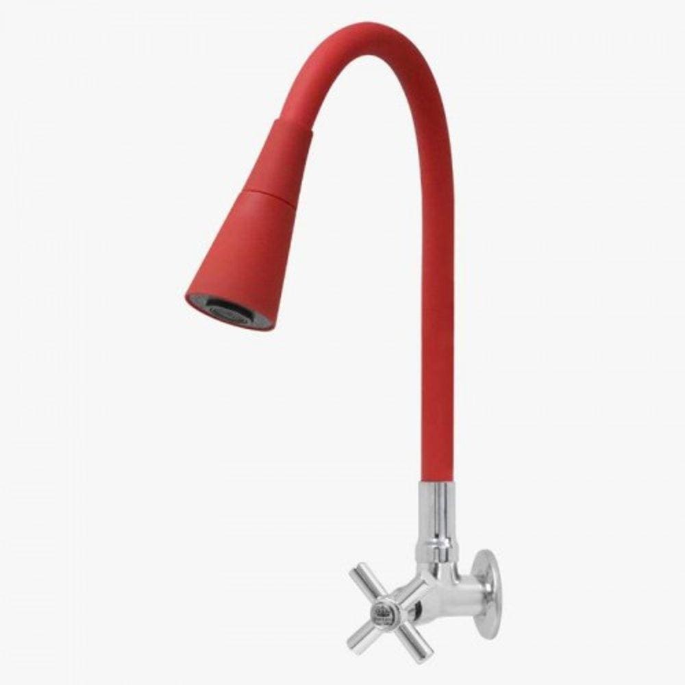 Torneira Superluxo De Parede C31 Red Gourmet