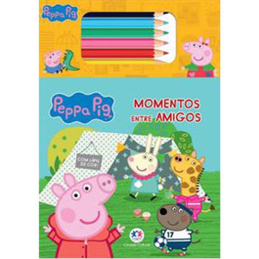 Bloquinho De Colorir - Peppa Pig:Momentos Entre Amigos