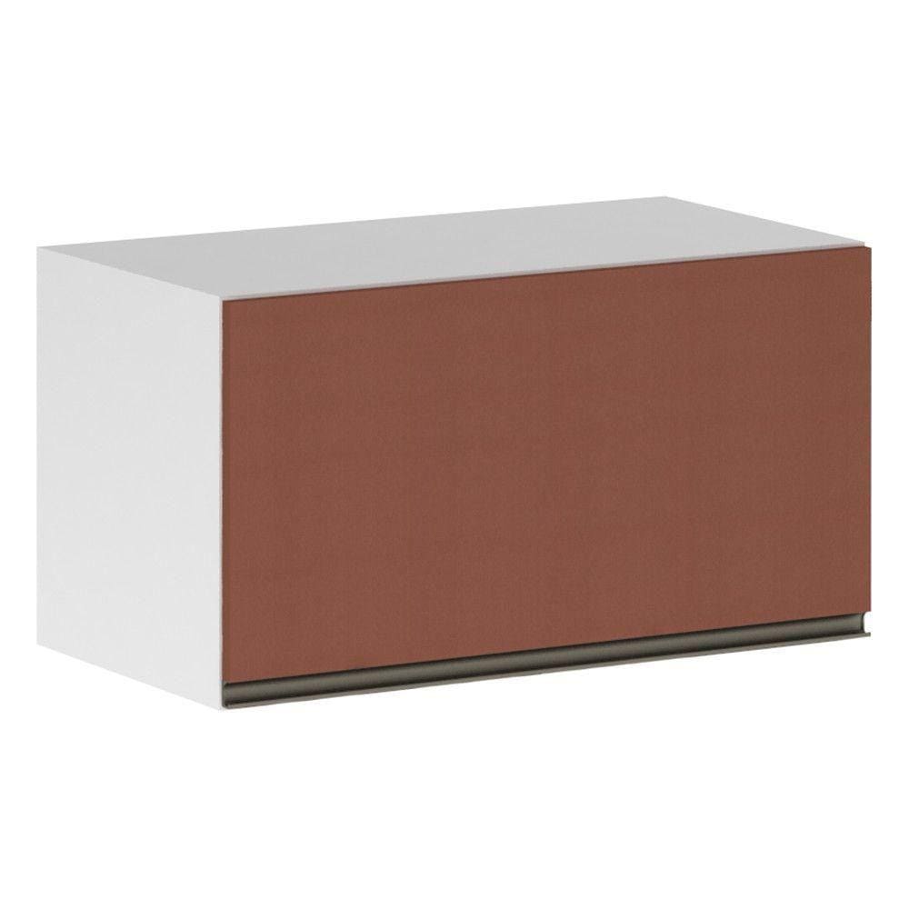 Armário Perola Basculante 70cm 1 Porta Branco Polar C/Gaia