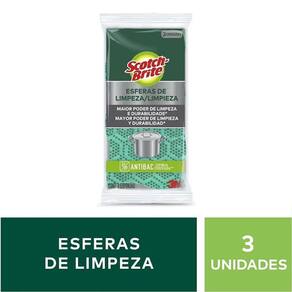 Esponja De Limpeza Scotch-Brite Com 3 Unidades 3M