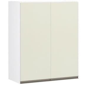 Armário Perola 60cm 2 Portas Branco Polar C/Kashmir