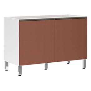 Balcão De Pia Sem Tamp 120cm Branco Com Gaia