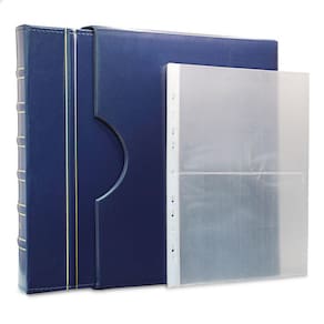 Álbum de Luxo Azul 40 Folhas PP para 80 Cédulas 3BZN G