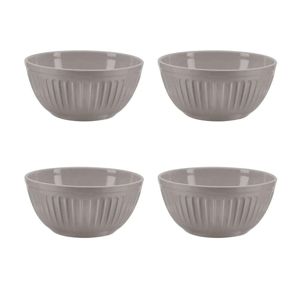 4un Tigela bowl Cumbuca Melamine Plissé 500ml Vasilha caldo