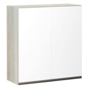 Armário 70cm 2 Portas Luci Legno Crema C/Branco Polar