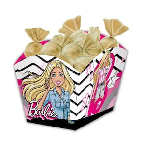 Cachepot Festa Infantil Barbie Decoração Aniversario