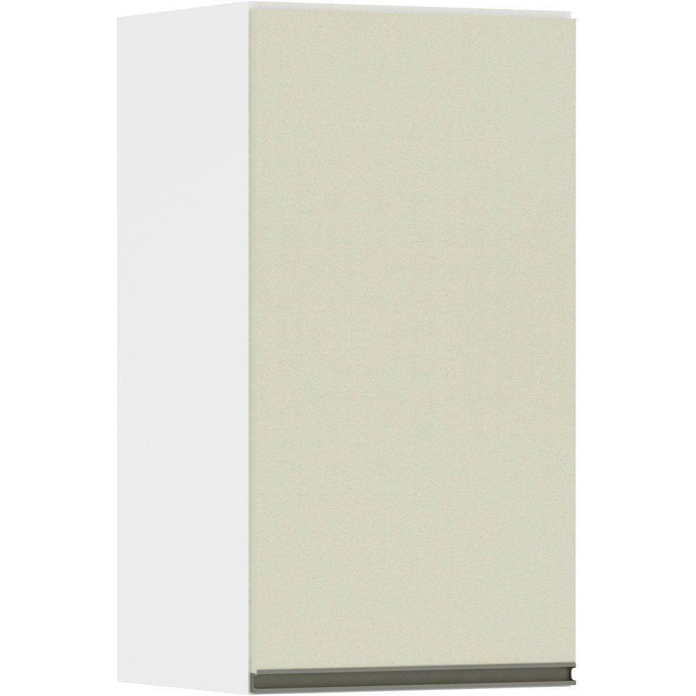 Armário Perola 40cm 1 Porta Luciane Branco Polar C/Kashmir