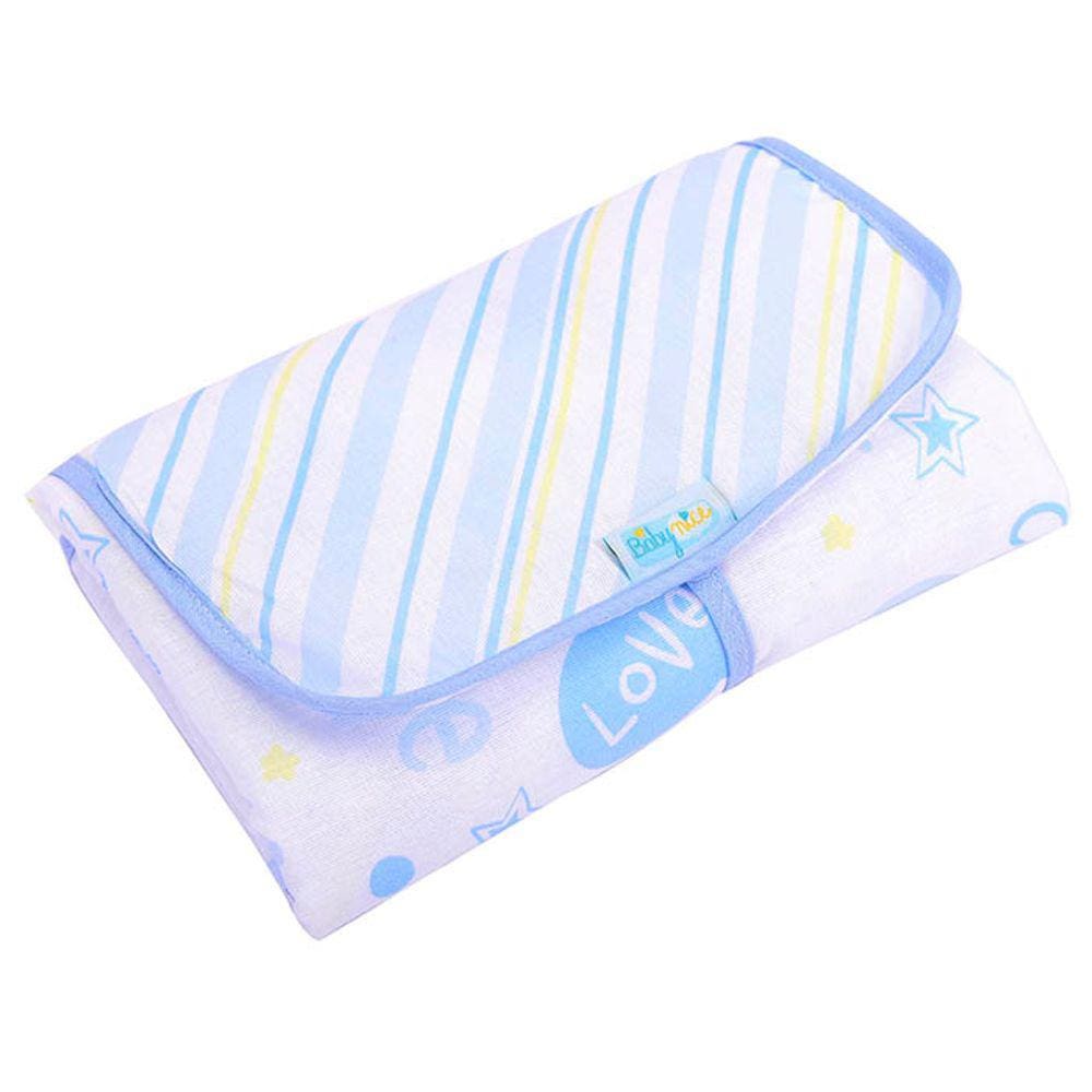 TROCADOR PORTÁTIL DE FRALDAS IMPERMEÁVEL BABY NICE - Azul